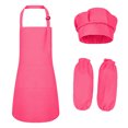 thumbnail image 1 of Sistema del sombrero del cocinero del bulto del delantal de los niños, delantal ajustable del babero de los niños, 1 of 5