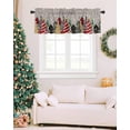 thumbnail image 6 of Christmas Valances for Windows Gray Xmas Trees Christmas Kitchen Curtain Valances Star Snowflakes Grey Window Curtain Treatment Short Topper Curtains Seasonal Valance Christmas Decor,54x18 inch, 6 of 6