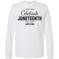 thumbnail image 3 of Inktastic Celebrate Juneteenth Long Sleeve T-Shirt, 3 of 5