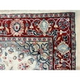 thumbnail image 3 of EORC IE493IV8X10 Hand-Knotted Wool/ silk  Rug, 8' x 10', Ivory Area Rug, 3 of 5