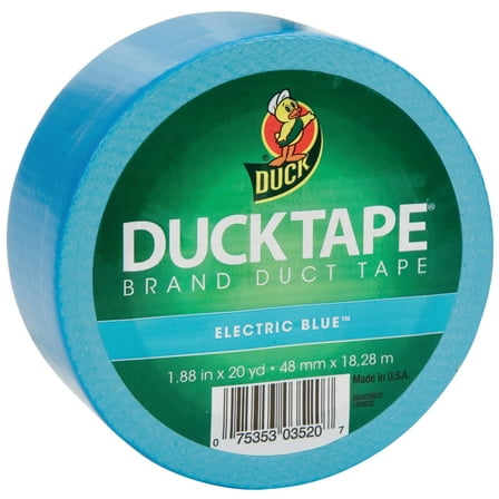 Duck Tape Solid Color Duck Tape, 1.88 in x 20 yds., Electric Blue