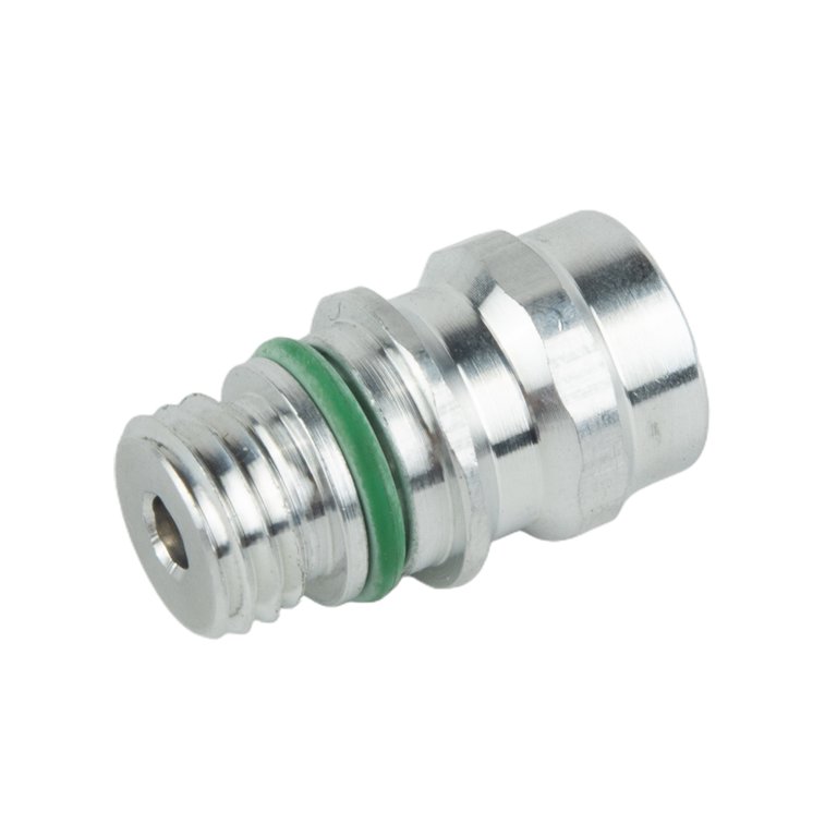 A/C Service Valve High Side R-134a Port Adapter with Replaceable