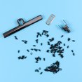 thumbnail image 3 of Bag Clasps Gun Color Iron 6Pack 3.3x0.9x0.3in, 3 of 8
