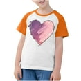 thumbnail image 3 of RXIRUCGD 2025 Vêtements d'Été pour Enfants Tout-Petits Garçons Filles Mode Mignon Col Rond Imprimé Manches Courtes Haut, 3 of 7