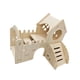 thumbnail image 4 of Accesorios de jaula de casa de hámster de madera de hámster divertida con hábitat de laberinto de escalada para ratones lemmings hámster ratones, 4 of 9