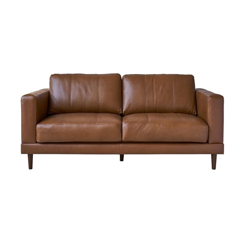 Picket House Furnishings Hanson Loveseat in Fiero Tan