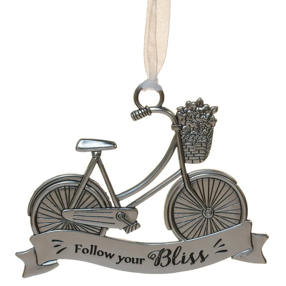 Life ie Beautiful Inspirational Zinc Ornament by Ganz- Follow Your Bliss