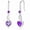 02-amethyst, variant on FANCIME Women's 925 Sterling Silver March Birthstone Aquamarine Heart Infinity Dangle Earrings, Fine Jewelry Gifts for Her