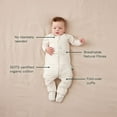 thumbnail image 3 of ergoPouch 1.0 TOG Sleeping Onesies For Baby Girl and Baby Boy - Baby Onesies for Easy Diaper Changes - Baby Girl Onesies Made with Breathable Materials (2-3 Years, Oatmeal Marle), 3 of 5