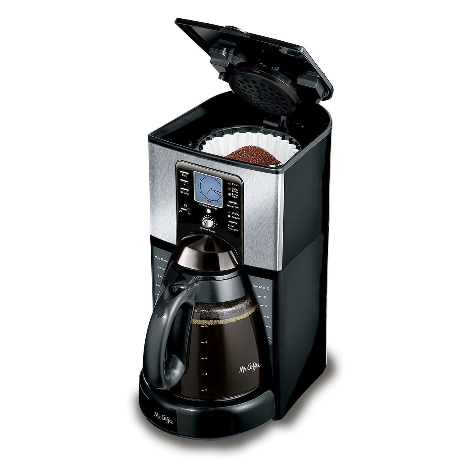 Mr. Coffee® Programmable 12-Cup Coffee Maker - Black, 1 ct - Harris Teeter