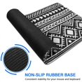 thumbnail image 6 of Long Mouse Pads for Desk,Black Geometric Striped Pattern Desk Mats on Top Of Desks, Desk Mouse Pad Extra Large with 3mm Non-Slip Base and Stitched Edge for Gaming,Office,Work,Home 31.5"x15.7", 6 of 6