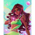 thumbnail image 1 of Pintura de diamantes AB de sirena de niña de dibujos animados, mosaico de fantasía, punto de cruz, imágenes artísticas, bordado de diamantes de imitación, decoración del hogar, regalo, 5D, 1 of 4