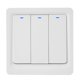 thumbnail image 2 of Interruptor de luz táctil de pared remoto inteligente WiFi para Google Home Control de voz UE 100-250V, 2 of 9