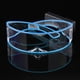 thumbnail image 2 of Gafas de sol con visera LED y escudo de una pieza, creativas y futuristas, de soldado. Azul, 2 of 9