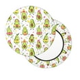 thumbnail image 3 of Goofa Avocado Playing Music Printed Stool Covers Round, Waterproof Round Bar Stool Covers Anti-Slip Round Bar Stool Seat Cover with Elastic Bands Durable -12 inch, 3 of 7