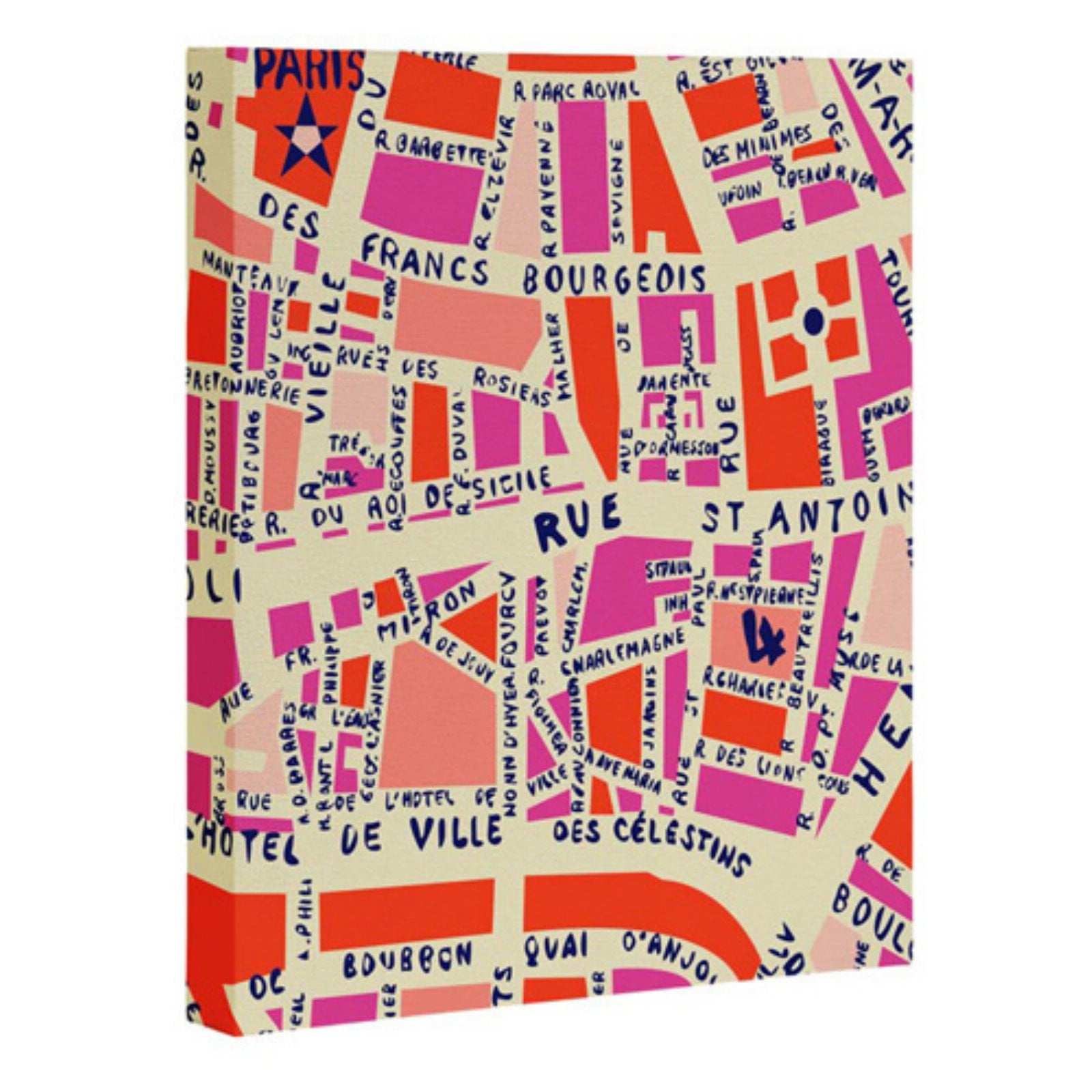 Deny Designs Paris Map Pink Canvas Wall Art Walmart Com Walmart Com Deny Designs Paris Map Pink Canvas Wall Art Walmart Com Walmart Com