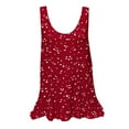 thumbnail image 2 of Liquidation Staron Camisoles pour Femmes 2025 Coupe Ample Tendance Boho Blouses à Fleurs Décontractées Douces Sans Manches Basiques Fluides Camisoles Blouses Printemps Été Col Rond Camisoles Chemises, 2 of 5