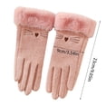thumbnail image 3 of Dyfzdhu Women Handmade Gloves Winter Hand Warmers Stylish Gloves Women Gloves Warm Knitted Embroidered Warm Knit Gloves, 3 of 6