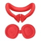 thumbnail image 3 of 1 Lente facial VR 2 en máscara de silicona con protector para Meta Quest 3 Rojo, 3 of 6