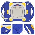 thumbnail image 5 of iPad 10.9 inch 10th Generation Case for Kids, TECH CIRCLE Heavy Duty Rugged Protection Kid-Friendly Handle Stand Shoulder Strap Cute Cat Case for Apple iPad 10th Generation 10.9 inch 2022,Darkblue, 5 of 9