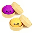 thumbnail image 1 of Tansix Dumpling Squishies, 2 piezas, juguetes antiestrés, 1 of 8