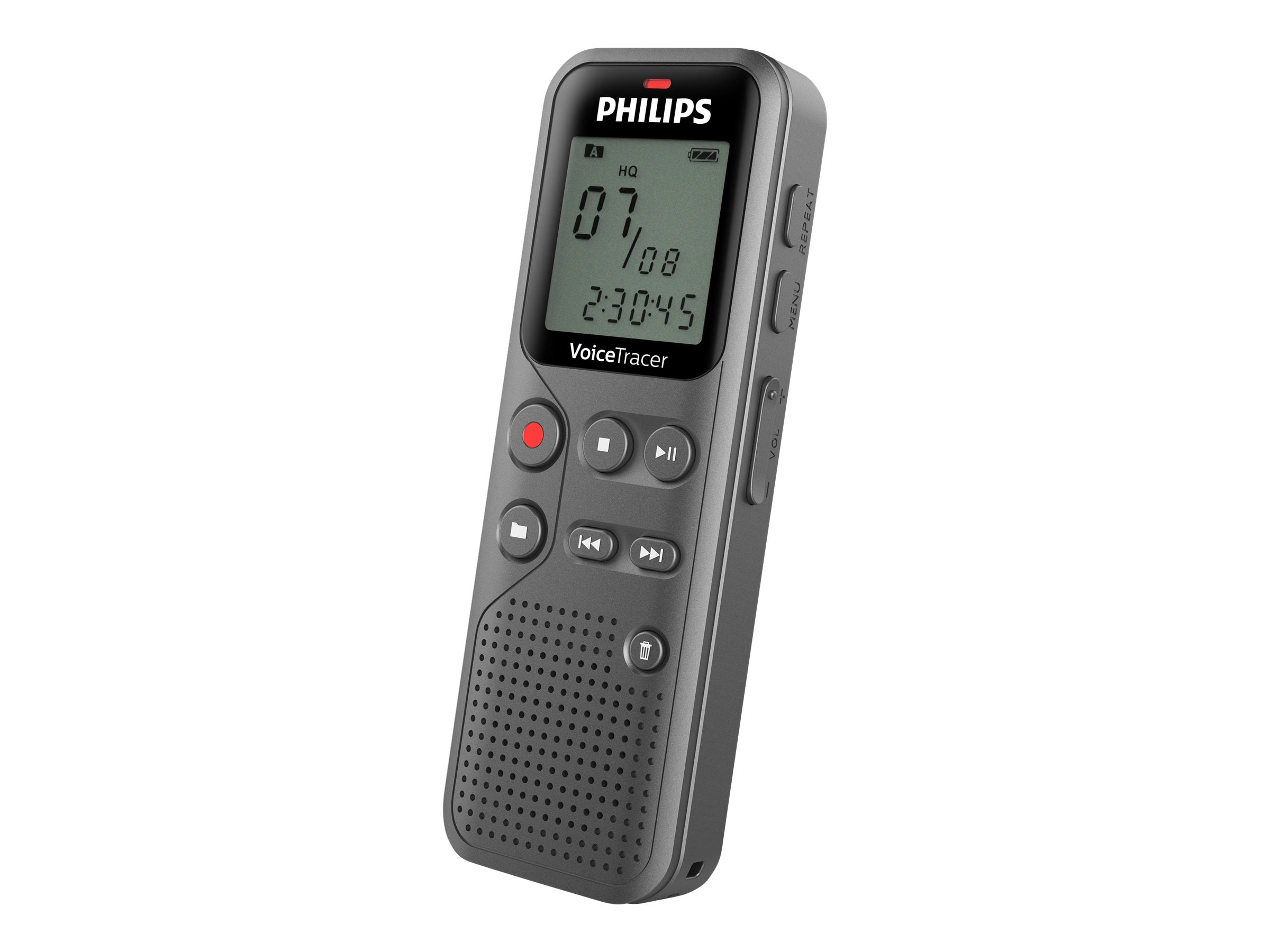 Philips Voice Tracer DVT1100 - Voice recorder - 4 GB - black
