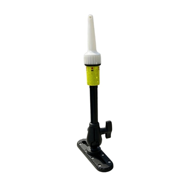 Luz navegación para kayak, resistente al agua, portátil, con base riel 360 grados y kit poste para kayak nocturno y .