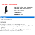 thumbnail image 2 of Rear Right Trailing Arm - Compatible with 2006 - 2009 Pontiac Torrent - Dorman, 2 of 2