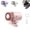 Pink, variant on 2026 360° Rotating Semi-Cooling Clip Fan - 199 Speeds & Semi-Cooling Technology, USB Rechargeable Personal Fan, Hands-Free Clip on Fan for Cars, Work, Camping