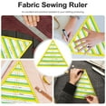 thumbnail image 5 of LEORX 1Pc Patchwork Tool Plastic Ruler for Cloth Craft with Clear Number Display, 5 of 5