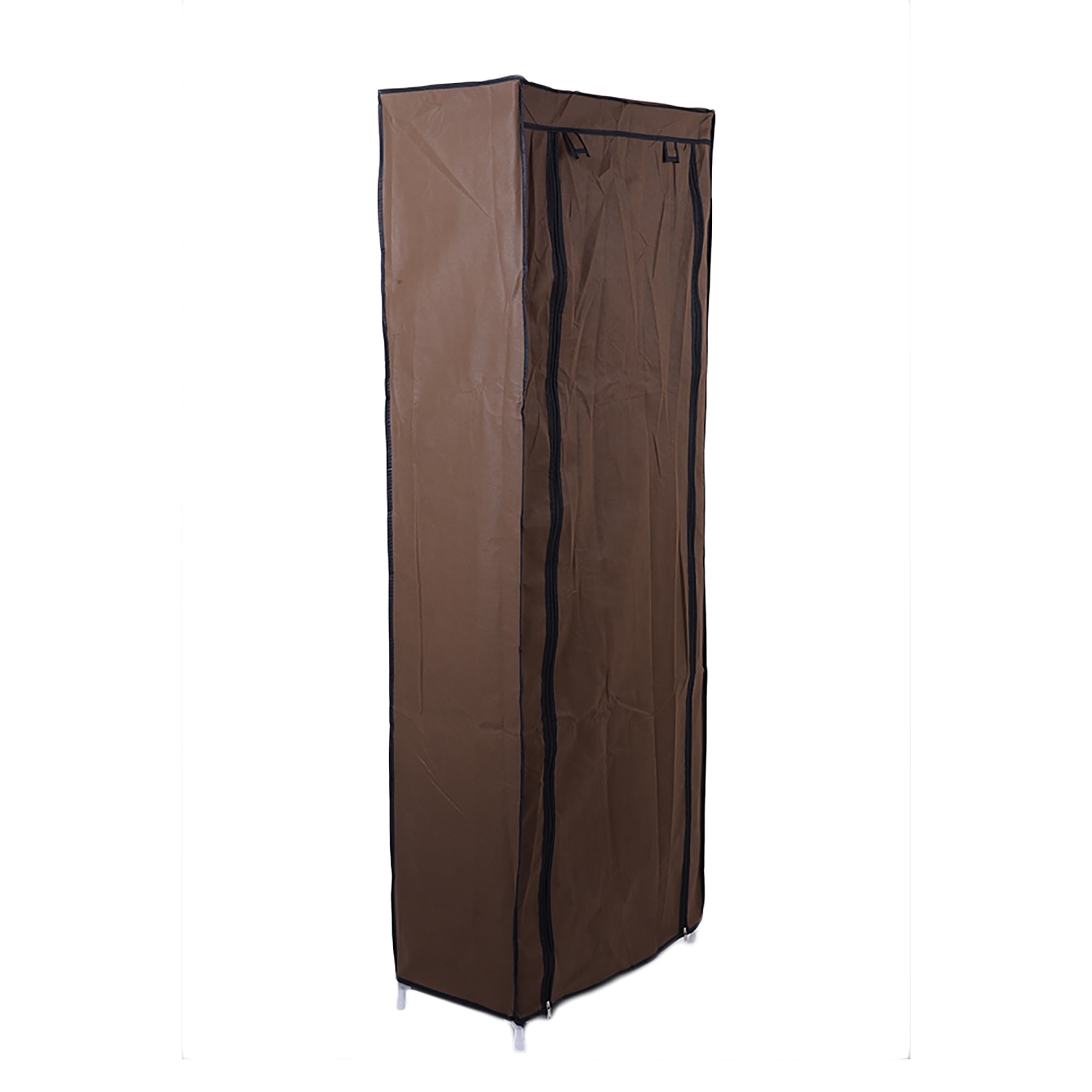 9 Lattices Shoe Rack Organizer, NWQ195C Fashionable Room-Saving Non-woven Fabric Shoe Cabinet with doors for Home, (22.83" L x 11.4" W x 63" H)