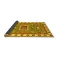 thumbnail image 2 of Ahgly Company Indoor Square Geometric Yellow Traditional Area Rugs, 6' Square, 2 of 4