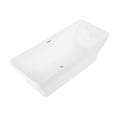 thumbnail image 3 of 67" Solid Surface Resin K-81-70FSWHSS-FM Soaking Freestanding Tub with Internal Drain, 3 of 4