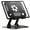 Black, variant on Tablet Stand for Ergonomic-360° Rotation Antislip Foldable Base Soccer Cutout Heat Dissipation Design Height Adjustable Sturdy and Durable for iPad 4.7-13 Inches for Studying Work Cook Game(Black)