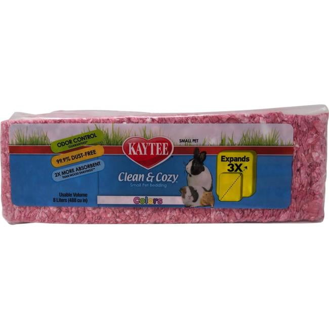 Kaytee Products 100537045 8 Litre Kaytee Clean & Cozy Bedding, Pink