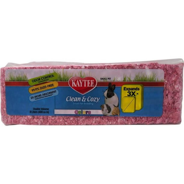 Kaytee Products 100537045 8 Litre Kaytee Clean & Cozy Bedding, Pink