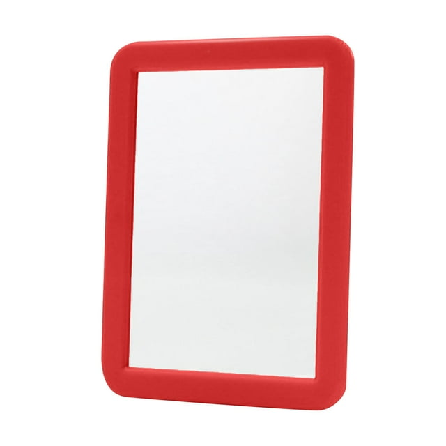 Rectangular Makeup Mirror - Portable Makeup Cabinet Mirror, Perfect for School Lockers, Refrigerators, Razors, Cabinets, with Heavy Duty Backing