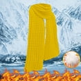thumbnail image 4 of Chunky Knit Winter Scarf for Women Extra Long Couple Style Student Warm Wrap, 4 of 4