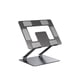 thumbnail image 1 of Cateissary Soporte para tableta, Base de soporte plegable de escritorio, soporte de refrigeración Universal ajustable de doble capa para ahorro Electrónica Gris, 1 of 6