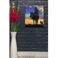 thumbnail image 3 of Epic Graffiti 'American Cowgirl' by Chris Vest, Canvas Wall Art, 20"x24", 3 of 3
