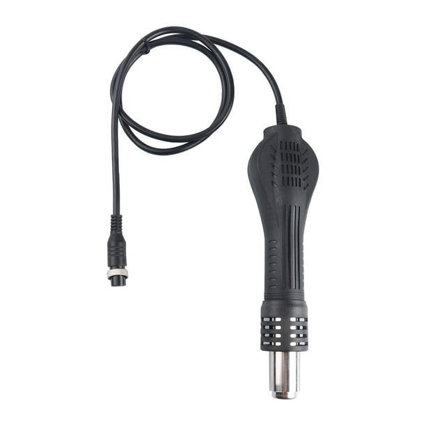 Herramientas de soldadura de aire caliente Reemplazos de mango suave antideslizante de cable largo para 858 878 24V Zulema Mango de soldadura de aire caliente