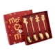 thumbnail image 3 of Cubiertos navideños con caja de regalo, utensilios reutilizables, cuchara multiusos de acero inoxidable 4 piezas, 3 of 9
