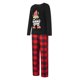 thumbnail image 3 of Disfraz Premium Conjunto de pantalón de 2 piezas con estampado de Caperucita Roja Traje familiar informal (Mamá-S) Kuymtek Negro T S para Unisex, 3 of 9