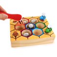 thumbnail image 1 of Wooden Beehive Game Leaning Educatinal Toys Childhood Color Cognitive Clip Small Bee Toy Wooden Montessori Early Education1pcs He Qiyong unisex, 1 of 1