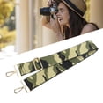 thumbnail image 4 of Soft Camera Strap Belt, Nylon And Metal Camera Strap  Webbing  For Outdoor Blue Gold,Green Gold,White Brown, 4 of 8