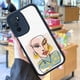thumbnail image 2 of "Agregue un toque de diversión y funcionalidad a su iPhone con una funda plateada mate de doble capa para teléfono", 2 of 4