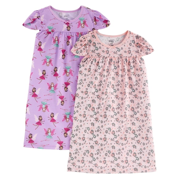 Simple Joys by Carter's Little Kid Girls' 2-Pack Nightgowns