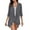 Gray, variant on Women's Cardigans Lightweight Cardigans For Women 3/4 Sleeves Open Front Boho Draped Ruffles Plus Size Knit Cardigan Cardigan Sweaters for Women Beach Shirts for Women White M