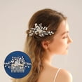thumbnail image 3 of 20 Pzas 10 Dientes Peines de Metal para el Cabello Peines Laterales para el Cabello Peines de Clip para el Cabello Peines de Torsión Peines de Velo Nupcial de Boda Peines de Peluca Accesori, 3 of 6