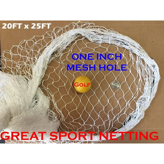 Sports Practice Netting Hitting Throwing Pitching for Multi-Sport 20ft x 25ft